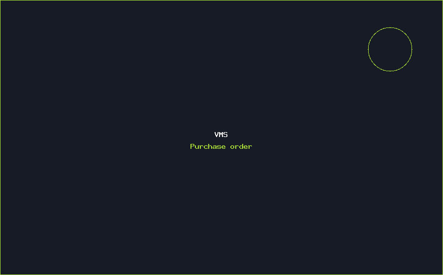 VMS Purchase order